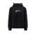 BARROW Cotton sweatshirt with frontal logo Black