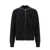MM6 Maison Margiela Cotton blend sweatshirt with frontal cut-out detail Black