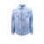 DSQUARED2 Denim shirt with Stars detail Blue