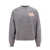 DSQUARED2 Cotton sweatshirt with frontal logo print Grey
