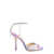 Jimmy Choo Satin sandals with all-over rhinestone detail Multicolour