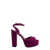 Stuart Weitzman Suede sandals Purple