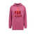 Isabel Marant Cotton sweatshirt with frontal logo Pink