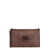 ETRO Coated canvas clutch with paisley motif Brown