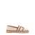 TOD'S Canvas and leather espadrillas Beige