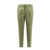 Incotex Cotton and linen trouser Green