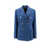 Versace Tweed blazer with sequins Blue