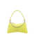 Karl Lagerfeld Recycled material shoulder bag with embossed logo print Yellow