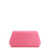 Michael Kors Leather shoulder bag with frontal metal logo Pink