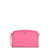 Michael Kors Leather shoulder bag with metal monogram Pink