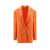 Stella McCartney Sustainable viscose blazer Orange