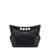 Alexander McQueen Leather shoulder bag with logo print Black