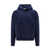 Saint Laurent Biologic cotton sweatshirt with embroidered logo Blue