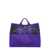 Burberry Canvas shoulder bag with check motif Purple