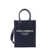 Dolce & Gabbana Nylon and leather handbag with embossed logo Blue