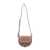 Chloe Leather shoulder bag with metal ring Pink