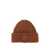 Moose Knuckles Hat with logo patch Brown