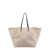 Brunello Cucinelli Cotton and linen shoulder bag with iconic jewel details Beige