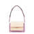 Marni Leather shoulder bag with bellows detail Purple