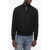 IRO Cotton Blend Padded Bomber Jacket With Front Buttoning Black