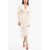 IRO Semi-Sheered Longuette Dress With Cut-Out Detailing White