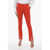 Victoria Beckham Stretch Fabric Chinos Pants With Front Stitching Red