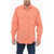 Aspesi Long Sleeved Shirt With Brest Pockets Orange