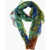 Faliero sarti Getty Tie Dye Effect Silk Blend Auguste Renoir Stole Multicolor