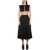 Philosophy Midi Dress With Cut Out Details BLACK