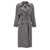 THE ATTICO The Attico Double-Breasted Trench Coat GRAY