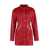 MSGM Msgm Faux Leather Dress RED