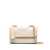 Tory Burch Tory Burch Fleming Small Leather Shoulder Bag Beige