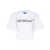 Off-White Off-White Cropped T-Shirt With Print WHITE