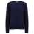 Jil Sander Logo embroidery sweater Blue