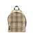 Burberry Nylon backpack with Vintage Chec motif Beige