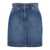 Versace Versace 'Medusa '95' Denim Skirt BLUE