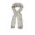 Tory Burch Tory Burch Doubet T Monogram Scarf GRAY