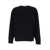 Ralph Lauren Black Crewneck Sweatshirt With Pony Embroidery In Cotton Blend Man Black