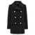 Tagliatore Tagliatore Double-Breasted Coat Black