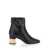 Chloe 'Alize' Black Ankle Boots With C Buckle In Smooth Leather Woman Black