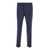 PT TORINO Dark Blue Slim Pants With Concealed Closure In Fabric Man BLUE