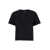 A.P.C. Black Crewneck T-Shirt With Micro Logo Embroidery In Cotton Woman Black