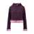 JW Anderson JW Anderson Jwanchor Satin Trimmed Sweatshirt PURPLE