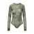 Palm Angels Palm Angels Body Camo Tulle GREEN