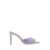 Paris Texas 'Holly' Lilac Mules With Tonal Rhinestone Embellishment In Leather Woman VIOLET