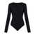 MM6 Maison Margiela Mm6 Maison Margiela Nylon Bodysuit Black