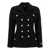 Versace Crepe double-breasted jacket Black