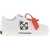 Off-White Low Canvas Vulcanized Sneakers In WHITE BLACK
