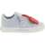 Off-White Low Canvas Vulcanized Sneakers In LIGHT BLUE