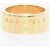 Maison Margiela Mm6 Golden Effect Banded Ring* Gold